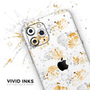 Karamfila Yellow & Gray Floral V5  - Protective Skin Wrap & Decal – Compatible with iPhone SE to iPhone 17 Pro Max (All Models)