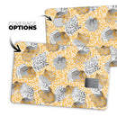 Karamfila Yellow & Gray Floral V6 - Premium Protective Decal Skin-Kit for the Apple Credit Card