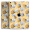 Karamfila Yellow & Gray Floral V6 - Full Body Skin Decal for the Apple iPad Pro 12.9", 11", 10.5", 9.7", Air or Mini (All Models Available)