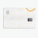 Karamfila Yellow & Gray Floral V7 - Premium Protective Decal Skin-Kit for the Apple Credit Card