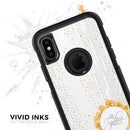 Karamfila Yellow & Gray Floral V7 - Skin Kit for the iPhone OtterBox Cases