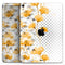 Karamfila Yellow & Gray Floral V8 - Full Body Skin Decal for the Apple iPad Pro 12.9", 11", 10.5", 9.7", Air or Mini (All Models Available)