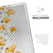 Karamfila Yellow & Gray Floral V8 - Full Body Skin Decal for the Apple iPad Pro 12.9", 11", 10.5", 9.7", Air or Mini (All Models Available)