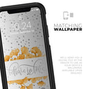 Karamfila Yellow & Gray Floral V9 - Skin Kit for the iPhone OtterBox Cases