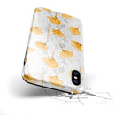 Karamfila Yellow & Gray Floral V10 - iPhone X Swappable Hybrid Case