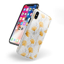 Karamfila Yellow & Gray Floral V10 - iPhone X Swappable Hybrid Case