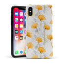 Karamfila Yellow & Gray Floral V10 - iPhone X Swappable Hybrid Case