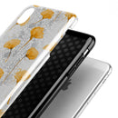 Karamfila Yellow & Gray Floral V10 - iPhone X Swappable Hybrid Case