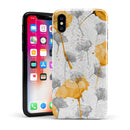 Karamfila Yellow & Gray Floral V11 - iPhone X Swappable Hybrid Case
