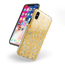 Karamfila Yellow & Gray Floral V12 - iPhone X Swappable Hybrid Case
