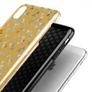 Karamfila Yellow & Gray Floral V12 - iPhone X Swappable Hybrid Case