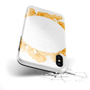 Karamfila Yellow & Gray Floral V13 - iPhone X Swappable Hybrid Case