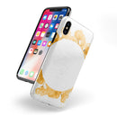 Karamfila Yellow & Gray Floral V13 - iPhone X Swappable Hybrid Case