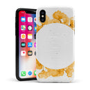 Karamfila Yellow & Gray Floral V13 - iPhone X Swappable Hybrid Case