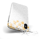 Karamfila Yellow & Gray Floral V14 - iPhone X Swappable Hybrid Case