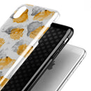 Karamfila Yellow & Gray Floral V15 - iPhone X Swappable Hybrid Case