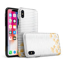 Karamfila Yellow & Gray Floral V16 - iPhone X Swappable Hybrid Case