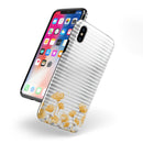 Karamfila Yellow & Gray Floral V16 - iPhone X Swappable Hybrid Case