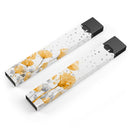 Karamfila Yellow & Gray Floral V1 - Premium Decal Protective Skin-Wrap Sticker compatible with the Juul Labs vaping device