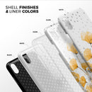 Karamfila Yellow & Gray Floral V1 - iPhone X Swappable Hybrid Case
