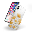 Karamfila Yellow & Gray Floral V1 - iPhone X Swappable Hybrid Case
