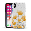 Karamfila Yellow & Gray Floral V1 - iPhone X Swappable Hybrid Case