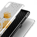 Karamfila Yellow & Gray Floral V1 - iPhone X Swappable Hybrid Case