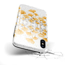 Karamfila Yellow & Gray Floral V2 - iPhone X Swappable Hybrid Case
