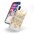 Karamfila Yellow & Gray Floral V2 - iPhone X Swappable Hybrid Case