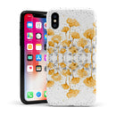 Karamfila Yellow & Gray Floral V2 - iPhone X Swappable Hybrid Case