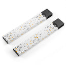Karamfila Yellow & Gray Floral V3 - Premium Decal Protective Skin-Wrap Sticker compatible with the Juul Labs vaping device