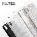 Karamfila Yellow & Gray Floral V3 - iPhone X Swappable Hybrid Case