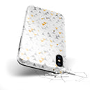 Karamfila Yellow & Gray Floral V3 - iPhone X Swappable Hybrid Case