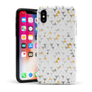 Karamfila Yellow & Gray Floral V3 - iPhone X Swappable Hybrid Case