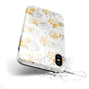 Karamfila Yellow & Gray Floral V5 - iPhone X Swappable Hybrid Case