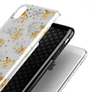 Karamfila Yellow & Gray Floral V5 - iPhone X Swappable Hybrid Case