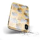 Karamfila Yellow & Gray Floral V6 - iPhone X Swappable Hybrid Case
