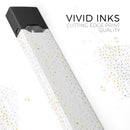 Karamfila Yellow & Gray Floral V7 - Premium Decal Protective Skin-Wrap Sticker compatible with the Juul Labs vaping device
