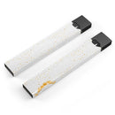 Karamfila Yellow & Gray Floral V7 - Premium Decal Protective Skin-Wrap Sticker compatible with the Juul Labs vaping device