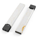 Karamfila Yellow & Gray Floral V7 - Premium Decal Protective Skin-Wrap Sticker compatible with the Juul Labs vaping device