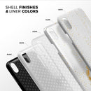 Karamfila Yellow & Gray Floral V7 - iPhone X Swappable Hybrid Case