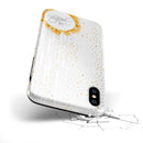 Karamfila Yellow & Gray Floral V7 - iPhone X Swappable Hybrid Case