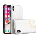 Karamfila Yellow & Gray Floral V7 - iPhone X Swappable Hybrid Case
