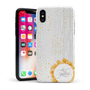 Karamfila Yellow & Gray Floral V7 - iPhone X Swappable Hybrid Case