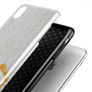 Karamfila Yellow & Gray Floral V7 - iPhone X Swappable Hybrid Case