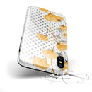 Karamfila Yellow & Gray Floral V8 - iPhone X Swappable Hybrid Case