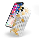 Karamfila Yellow & Gray Floral V8 - iPhone X Swappable Hybrid Case