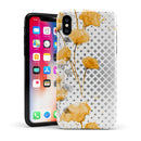 Karamfila Yellow & Gray Floral V8 - iPhone X Swappable Hybrid Case