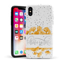 Karamfila Yellow & Gray Floral V9 - iPhone X Swappable Hybrid Case