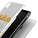 Karamfila Yellow & Gray Floral V9 - iPhone X Swappable Hybrid Case